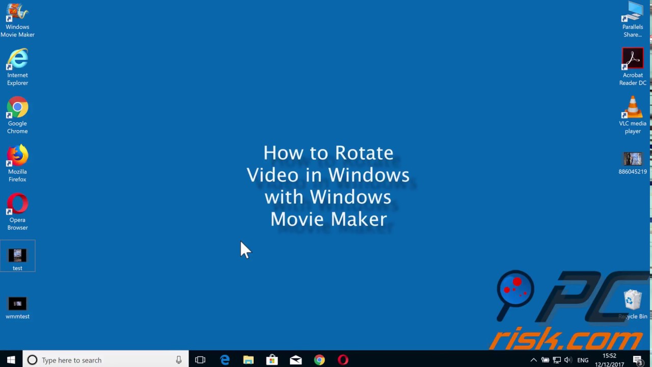 Window Video Rotate How to rotate a video by 90 degrees in Windows? - YouTube