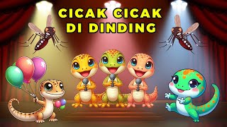 Bernyanyi Cicak Cicak Di Dinding 🎈 | Lagu Anak Anak Asik | Lagu Anak Indonesia Populer ❣️ - Cicak🦎