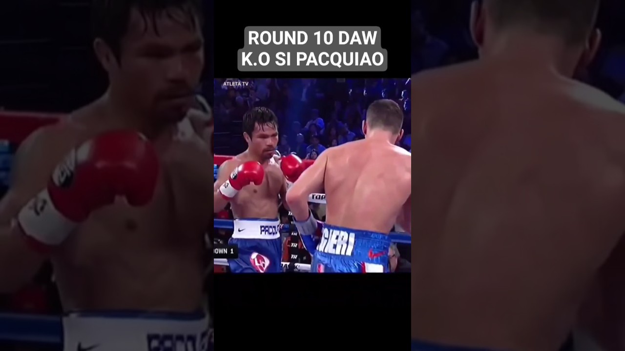 PACQUIAO INA-KNOCKOUT DAW🤣 #shorts #boxing #pacquiao