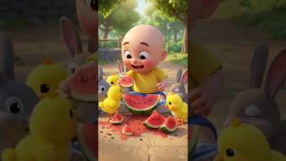 Sharing is Caring ❤️ | Learn to Share 😊#kooku #moralstory #sharingiscaring #watermelon