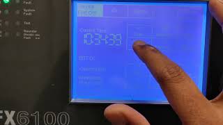 jsb fire alarm system time and date setting