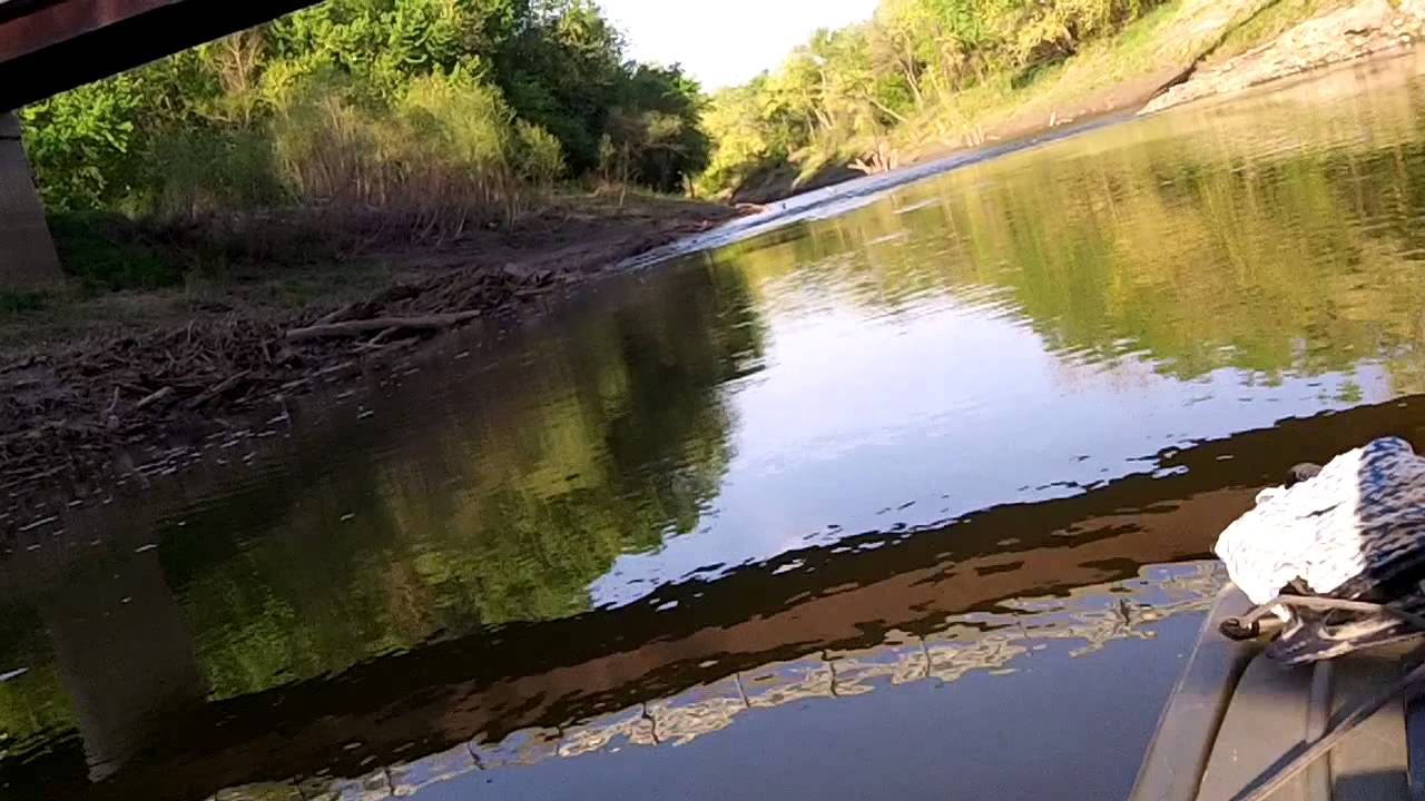 Platte River Missouri kayak Sharps bridge