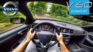 367Hp Volvo V60 Polestar 2.0 Turbo & Supercharged Pov Test Drive By Autotopnl