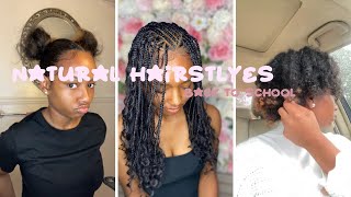 Natural Hairstyles (back to school)