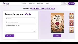How to create a Farewell or leaving greeting ECard
