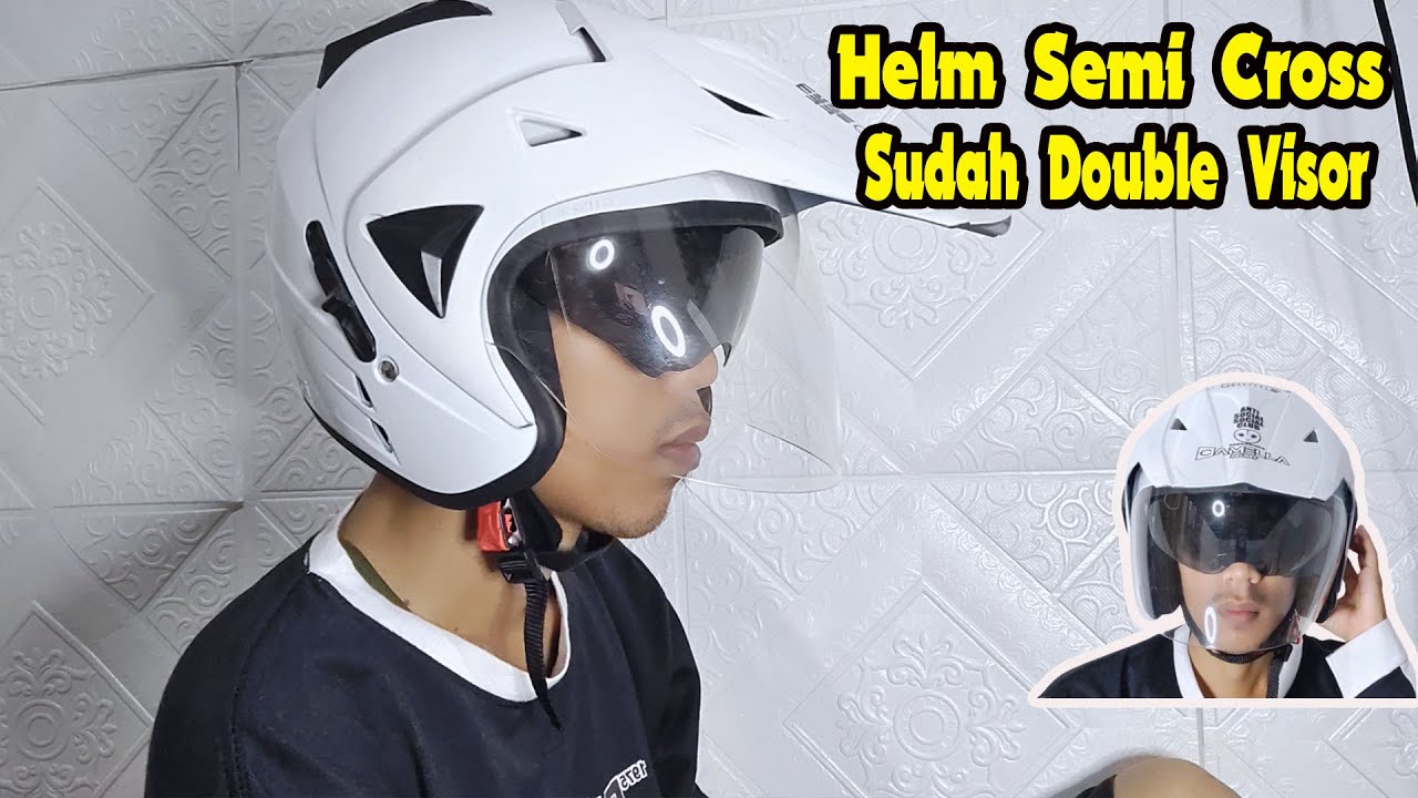 Helm Semi Cros Murah Meriah Sudah SNI lagi yuk Beli