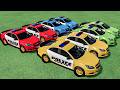 TRANSPORTING WOW CHEVY POLICE CARS VEHICLES TO GARAGE ! FS22