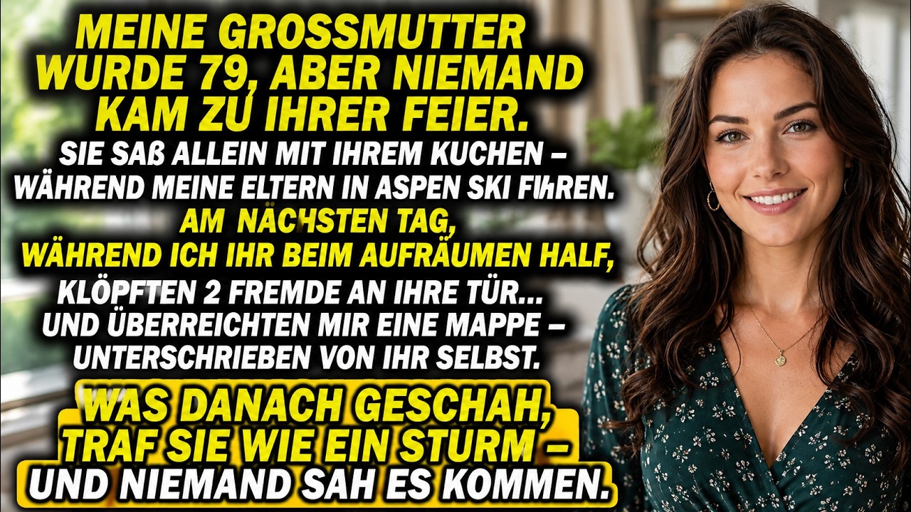 Ich stand im Wohnzimmer meiner Großmutter, als ich durch ein versehentlich weitergeleitetes Telefonat erfuhr, dass meine eigenen Eltern heimlich ihr Haus verkauften. „Evelyn wird gar nicht merken,...