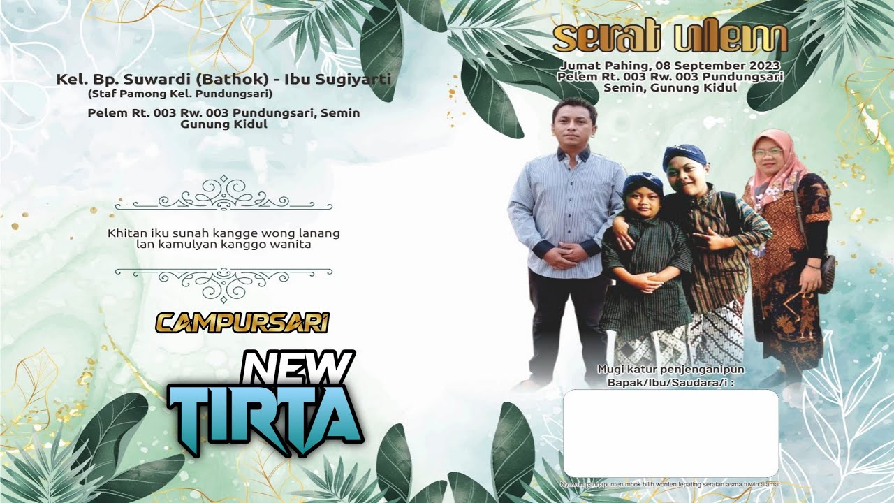 🔴📡Live CS TIRTO WENING - SEKAR MENUR Audio - KITANAN ILHAM & RAKA - PELEM, PUNDUNGSARI 08/09/2023