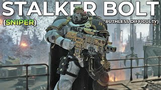 Space Marine 2 – Solo Sniper Ruthless Difficulty (Stalker Bolt Rifle, Max Level) screenshot 3