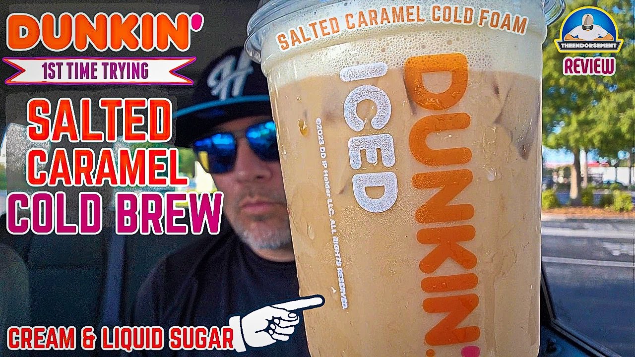 Dunkin's new summer menu has a salted caramel cold brew