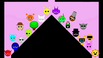 Who’s the Fastest Sprunki?! 🏎️💨 | INCREDIBOX SPRUNKI Marble Race #125