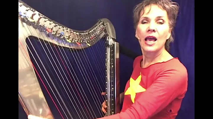 Brubecker on Electric Harp at Norfolk Fringe (VA A...