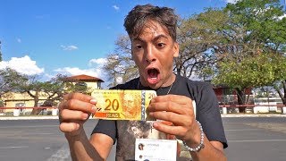 quando você encontra dinheiro na rua...