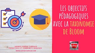 💡 Un objectif pédagogique selon la taxonomie de Bloom 🔎👨‍🎓