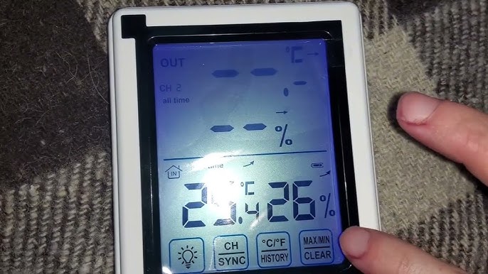 VIVOSUN Digital Thermometer Grow Tent Hygrometer, Indoor