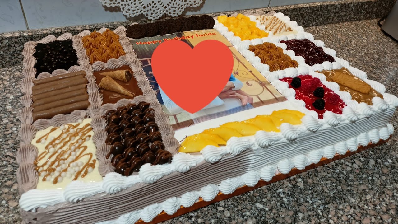 عملت اكبر تورته في حياتي 🤗 تورته تكفي اكتر من ٦٠ فرد 😯 وسعر البيع 🤭