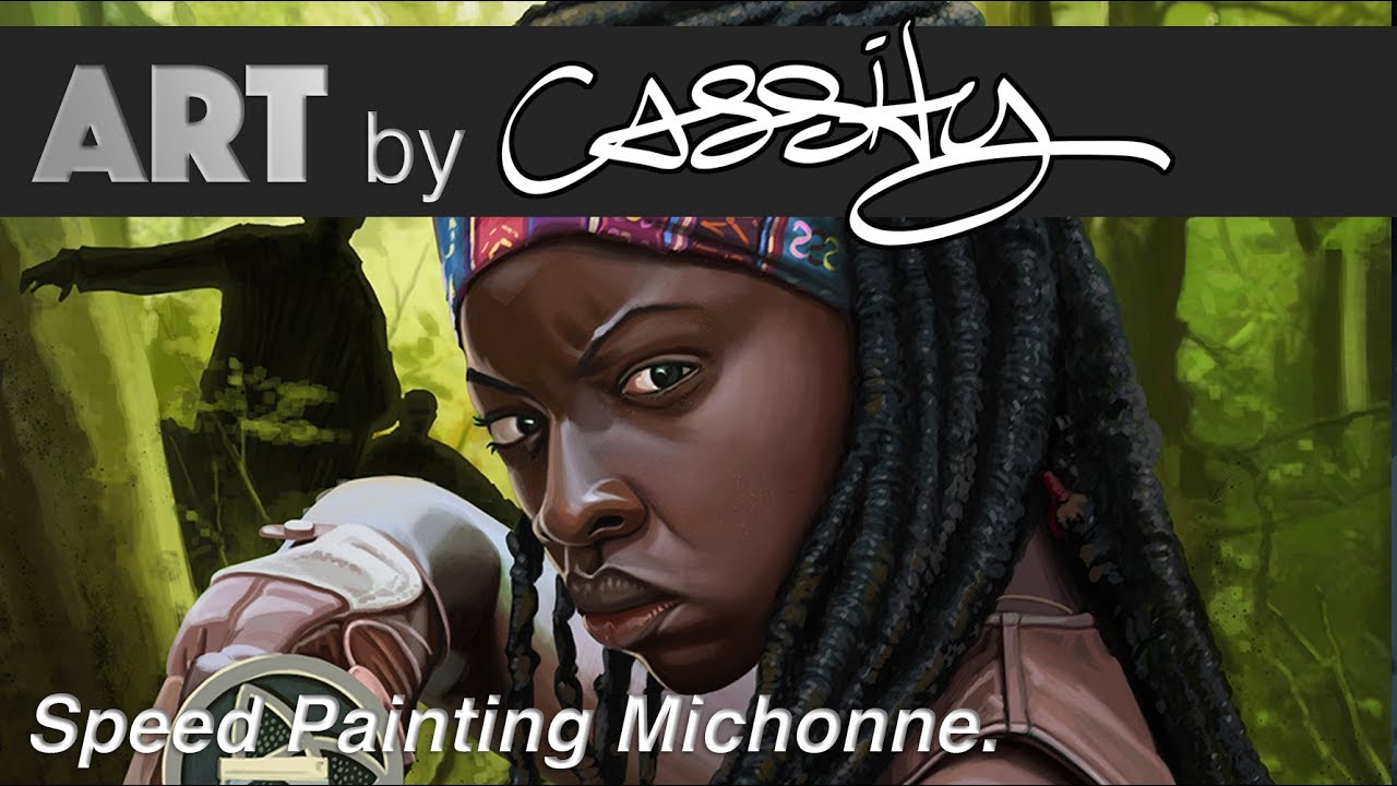 Speed Painting Michonne The Walking Dead