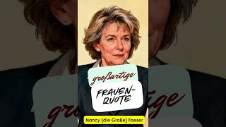 Nancy Faeser "Mein Kampf für die Frauenquote!!"