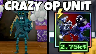 I Got The Best Unit Crazy Op In Roblox Five Nights Td 2 Fntd 2