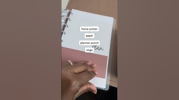 Tools you will need to print planners