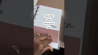 Tools you will need to print planners