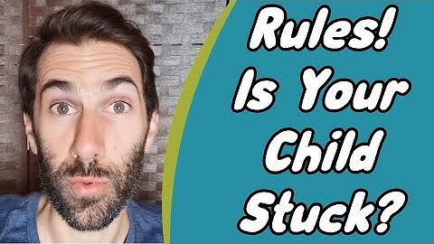 Rules! Why does my autistic child get so stuck on them?!