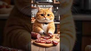 Chef Cat Making Homemade Pizza! 🐾🍕 #cute #cartoon #kidsvideo #hindicartoon #shorts #cat #cats #viral