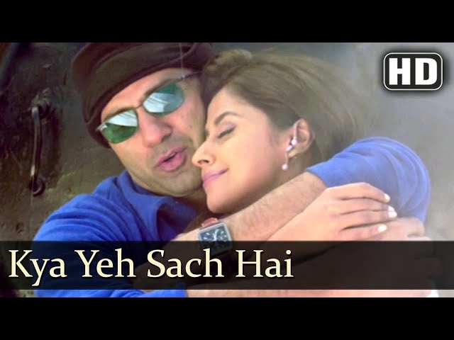 Kya Yeh Sach Hai   Dillagi Songs   Sunny Deol   Urmila Matondkar   Alka Yagnik   Filmigaane720P HD class=