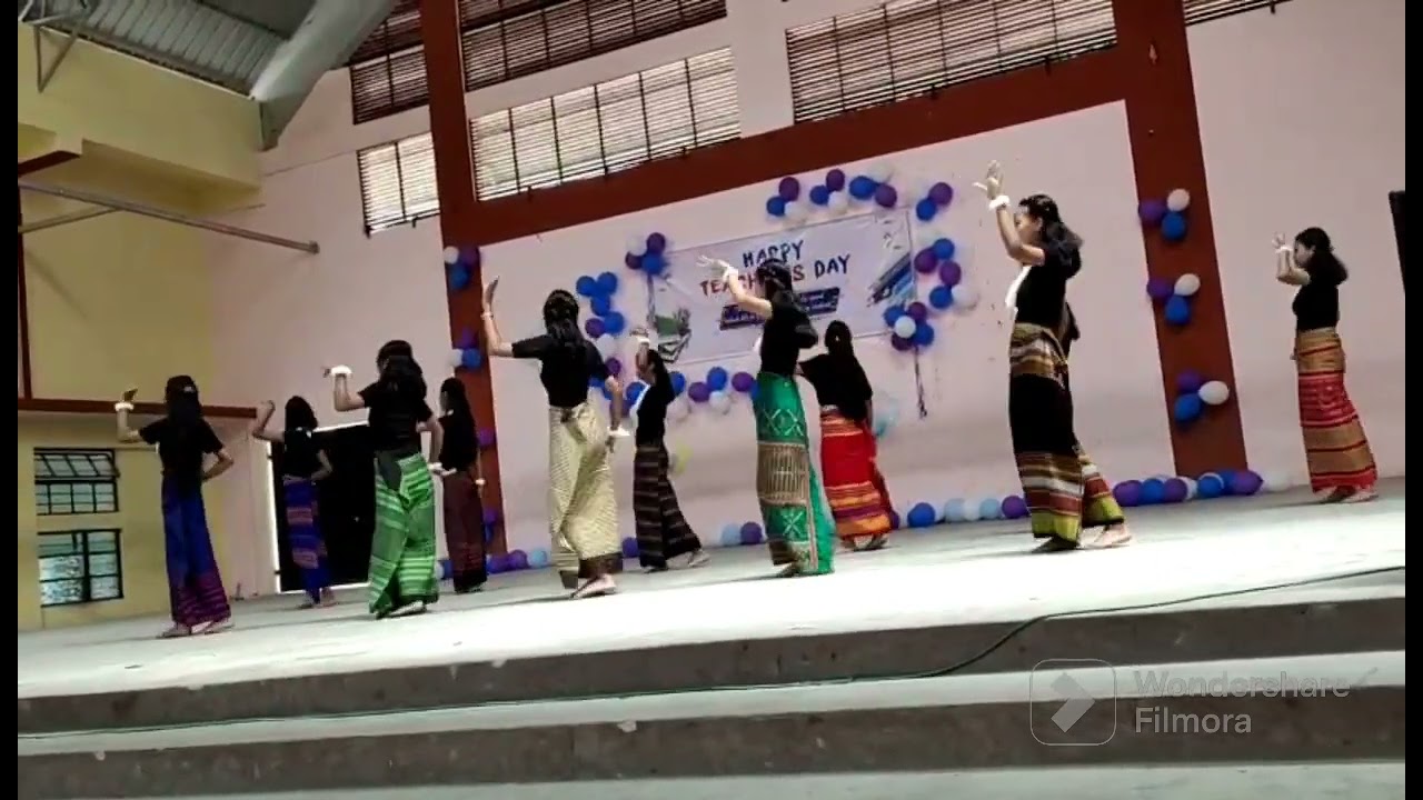 Nungolle Nungolle  Manipuri dance  Sacred Heart High school  Udalguri