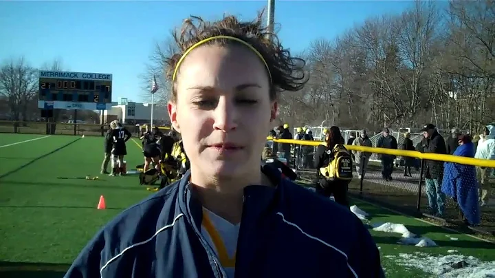 Merrimack 21 AIC 7  Colleen Strachan Postgame