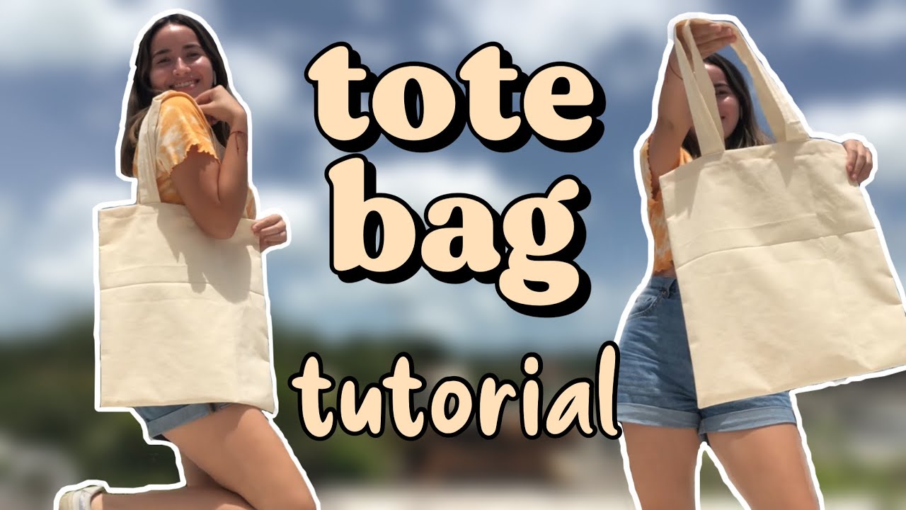 CÓMO HACER UNA TOTE BAG - Tutorial fácil y rápido