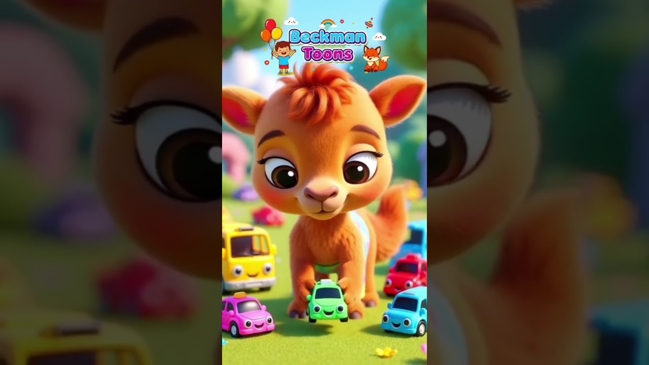 Animal play with cars 🚗 