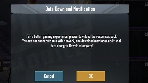 Pubg resource pack download problem