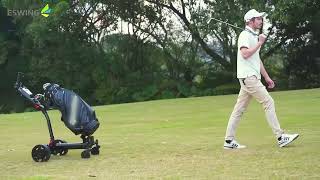 The ES-T3 Professional Foldable Electric Golf Cart with Auto-Follow & Long Range | 2025 Model