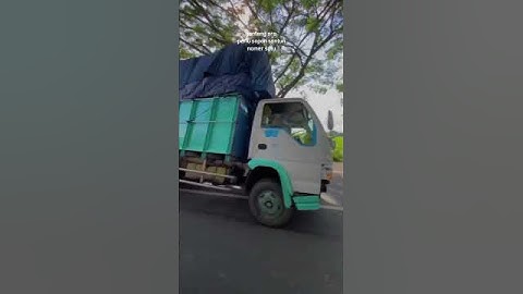 truck Isuzu nkr oleng parah