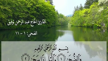 القارئ الحاج عبد الرحمن توفيق قصار السور hd