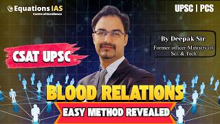 Blood Relations Made Easy | CSAT UPSC Complete Concept + Tricks 🔥
