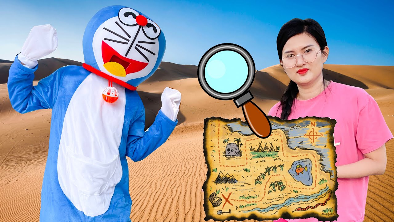 Changcady đi tìm Doraemon bị lạc , phát hiện nhện khổng lồ