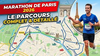 Paris Marathon 2026: the complete and detailed course route