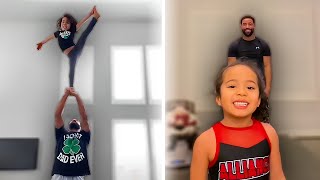 BEST Stunts Of The Gymnast Family | TikTok Compilation 🤯🤸🏽