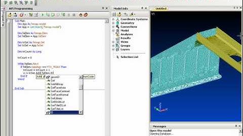 FEMAP - Customization - Introduction to the Femap API - Szczegóły