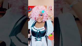 Phoenixfly Curly Wig Amazon Review Affordable Synthetic Hair Wig#trending #wigs #curlywig #pinkhair