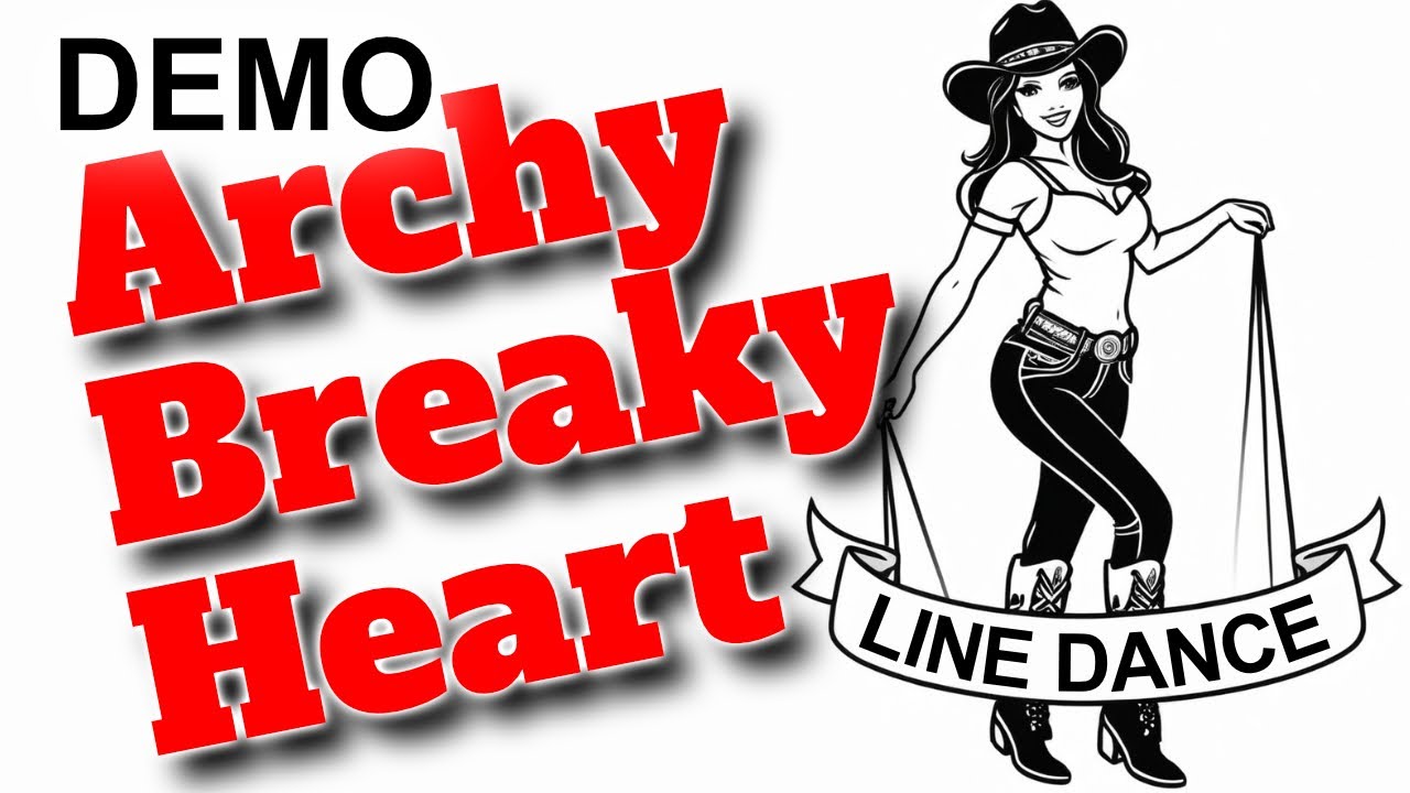 💃Achy Breaky Heart - Electric Slide - Line Dance Demo - Billy Ray Cyrus - tanze mit! 🕺