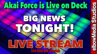 🛑  Akai Force Live Stream | Chopping Up Samples and Making a Beat! 👨🏾‍💻