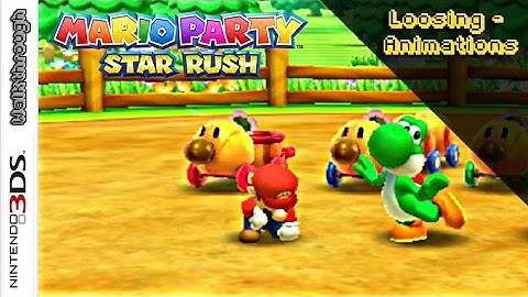 Mario Party: Star Rush - All Characters Losing Animations (Loosing  With All Characters, One Video)