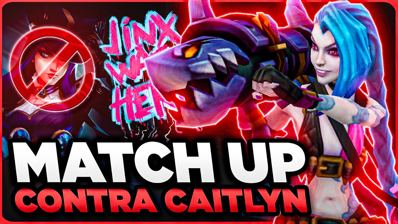 COMO jogar CONTRA CAITLYN, JINX é COUNTER pick? YouTube