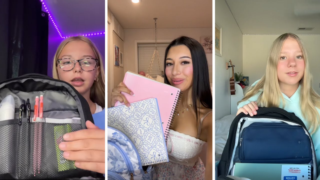 Whats in My Backpack ? | TikTok Compilation 10