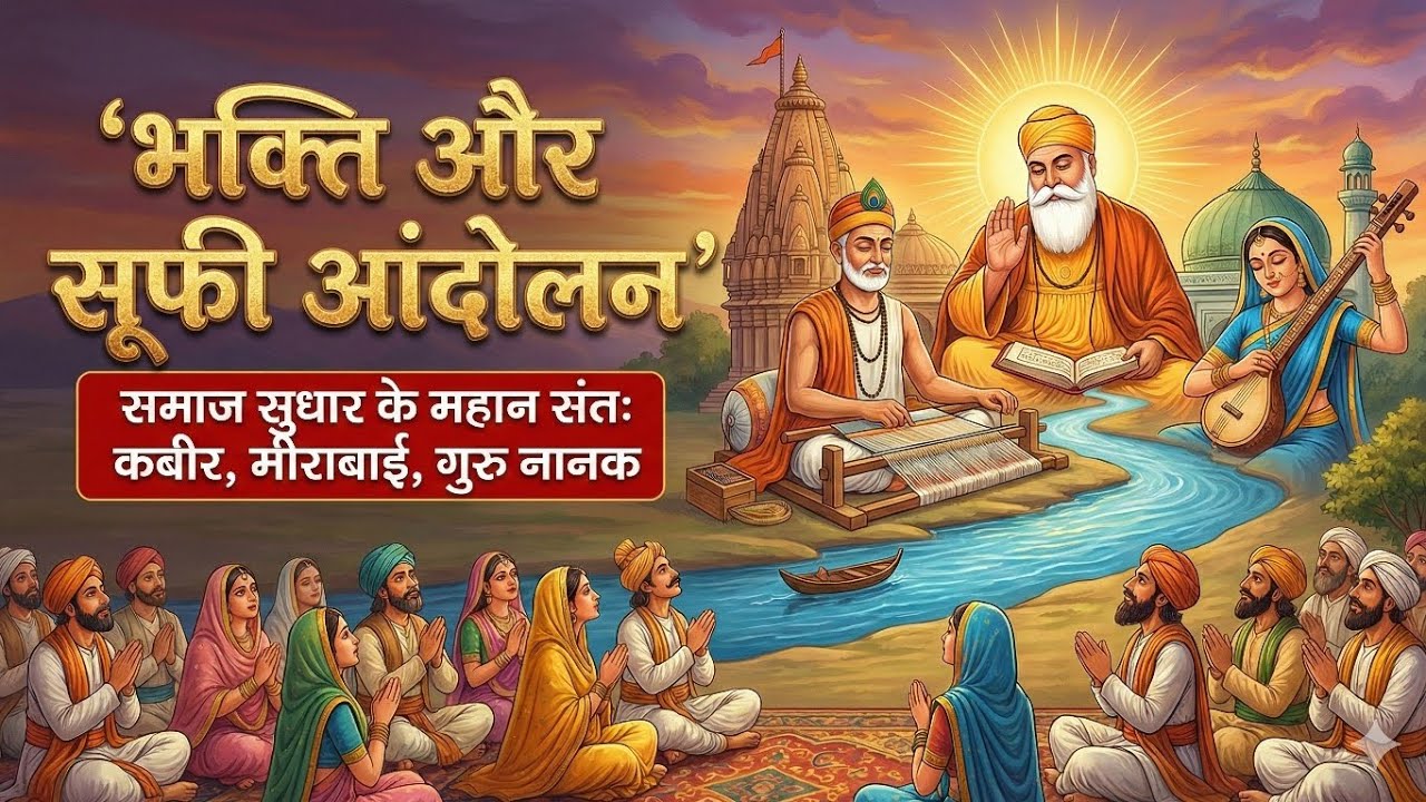 जब संतों ने बदल दिया भारत: कबीर, मीराबाई और गुरु नानक की क्रांति | Bhakti & Sufi Movement Story 