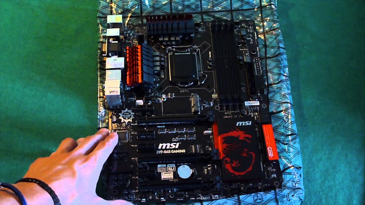 Motherboard MSi Z87-G45 Gaming Version (2013) Italian Review - YouTube